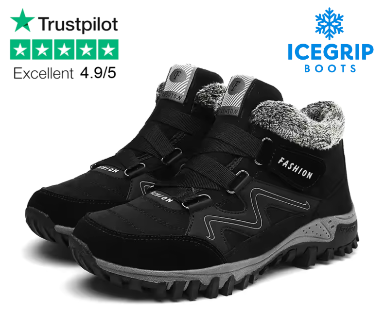 Icegrip boots - Halkfria & Bekväma Vinterskor